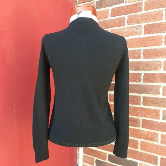 Coach Tea Rose Button Down Wool and Cashmere Cardigan Sweater Rare NEW - Picture 6 of 11